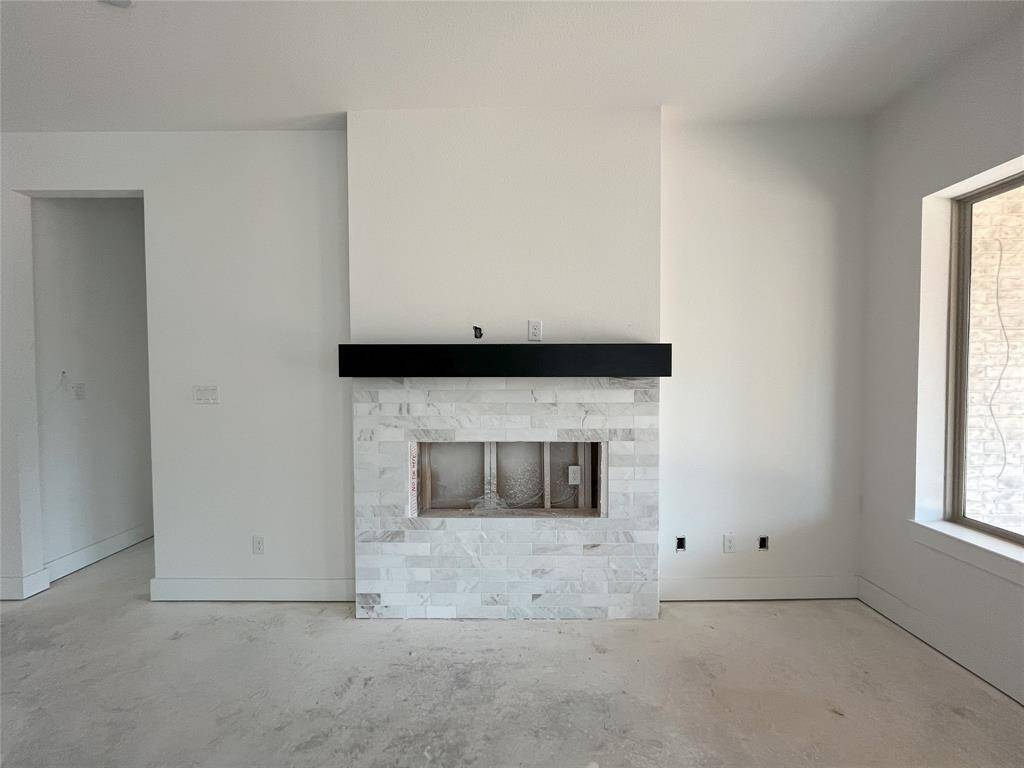Fireplace included!