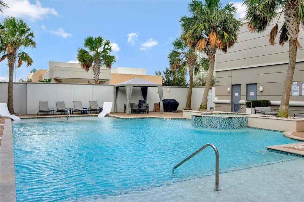 One of the amenities is the fitness center!