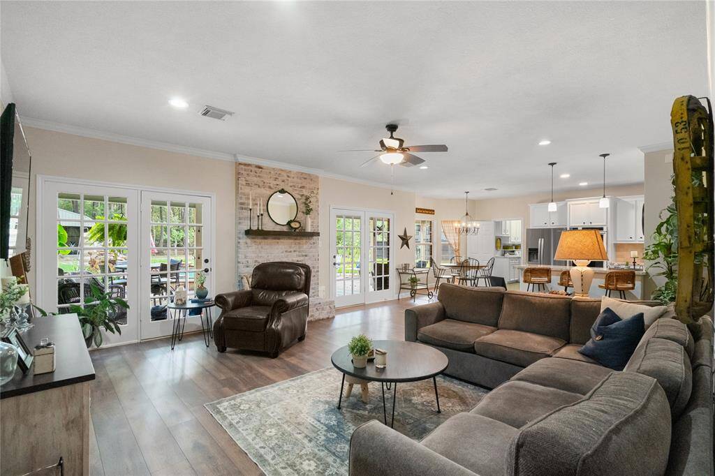 Living Room open to kitchen