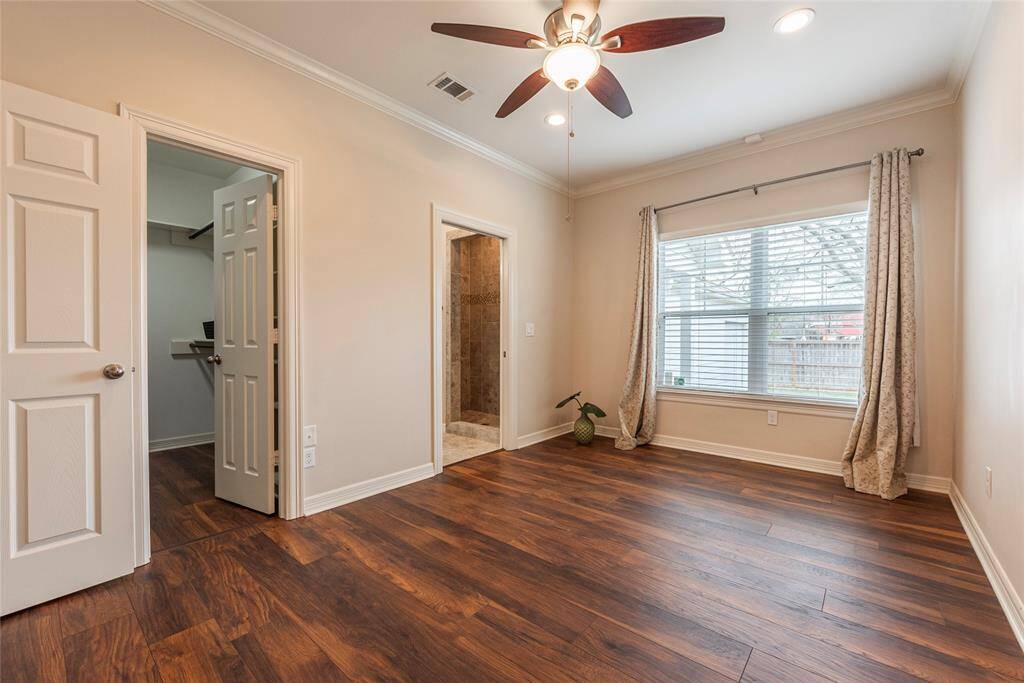 Primary situated at the back of the home