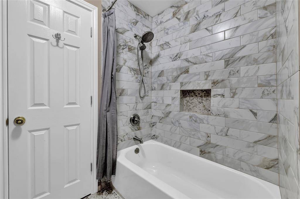 Updated upstairs guest bathroom