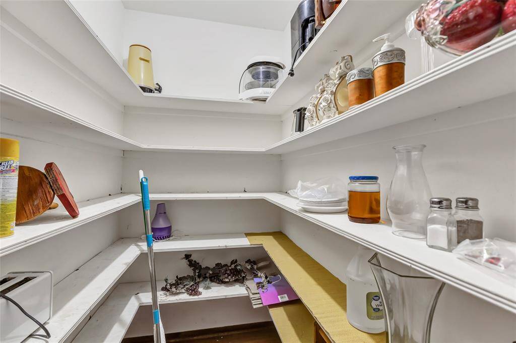 A great pantry...