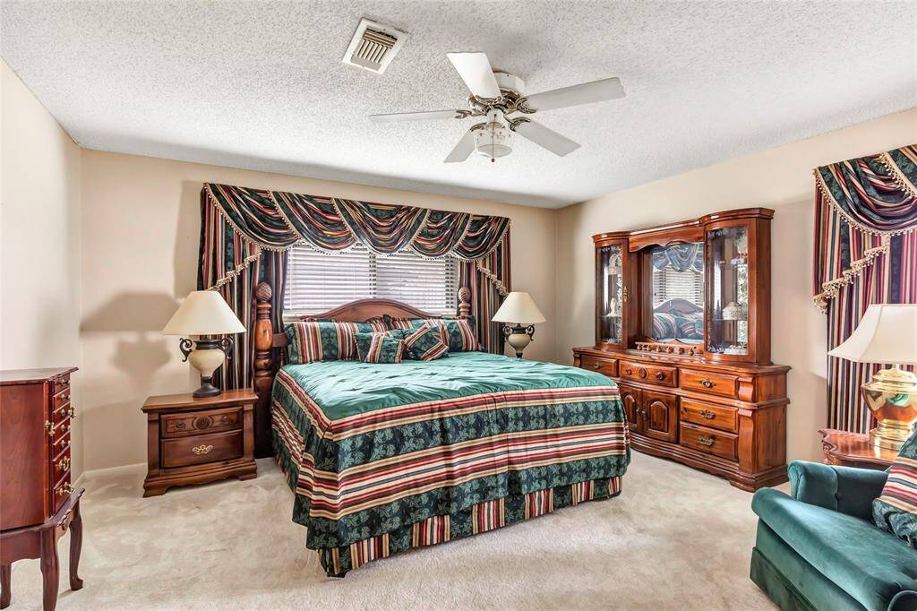 Primary Bedroom... fits all of the oversized furniture...