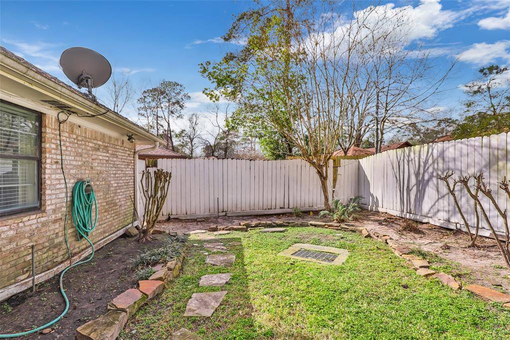 Yard needs some TLC, since owner is elderly...