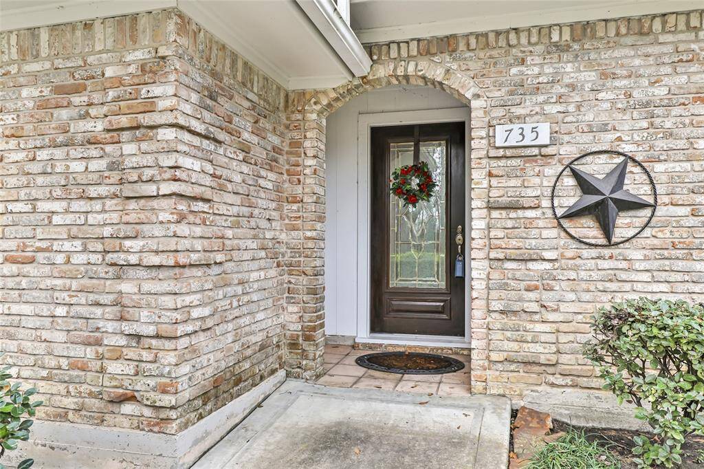 Front entrance of 735 Angelina Court...