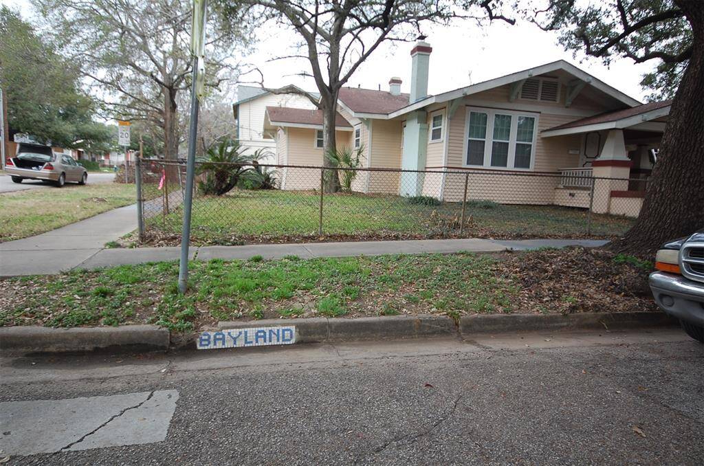 Front of the House. Picture taken from Bayland Avenue. Picture also shows the original tiled street markers on the curb.  Adds a historic feel to the property.