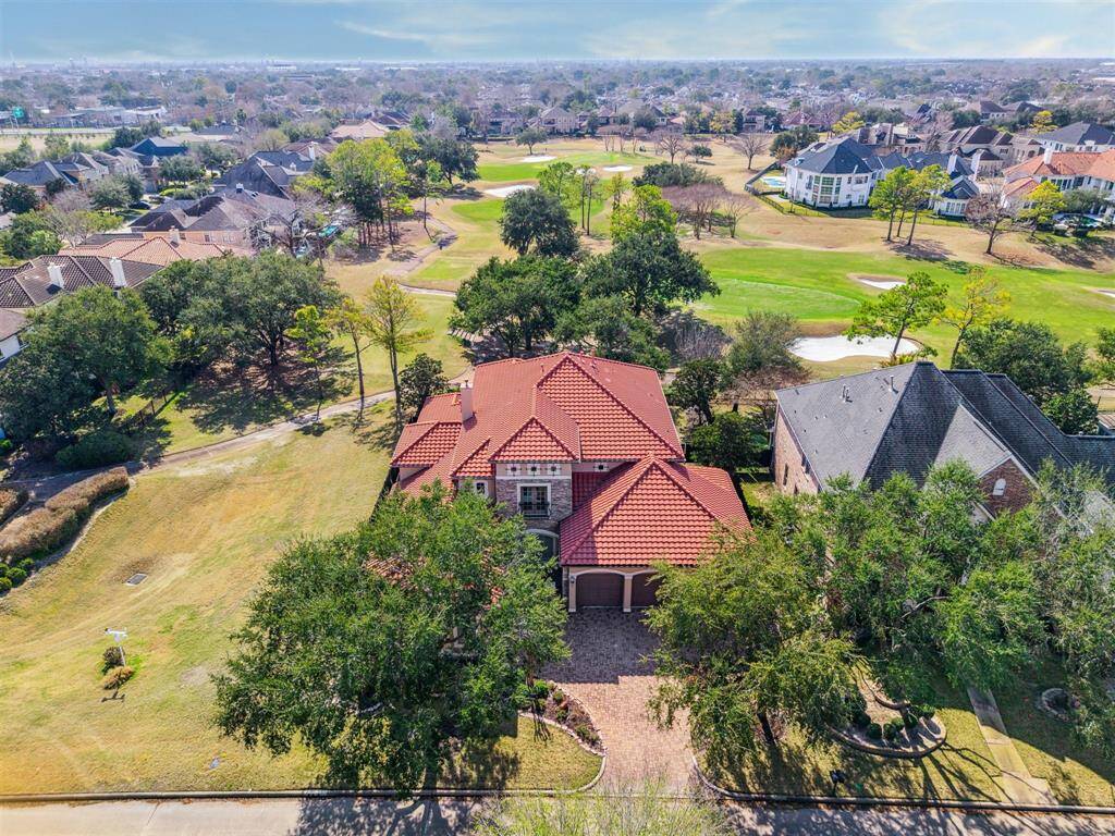 Front aerial view