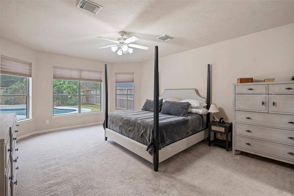 Large primary bedroom with