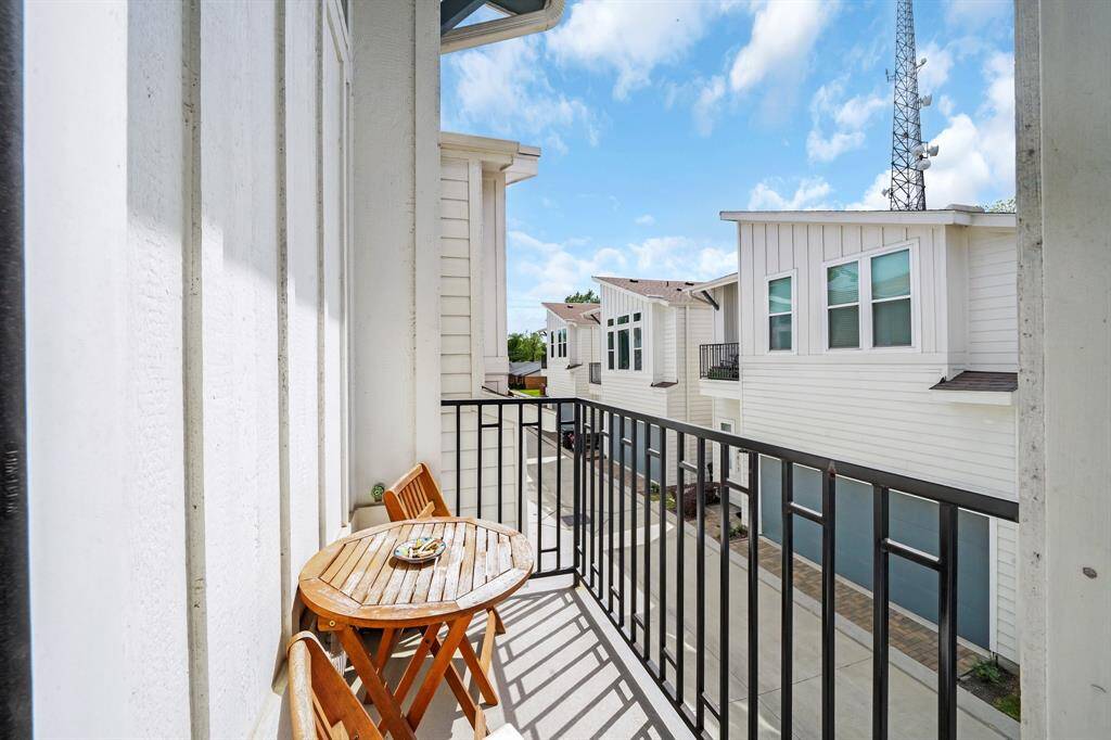 Balcony with view!