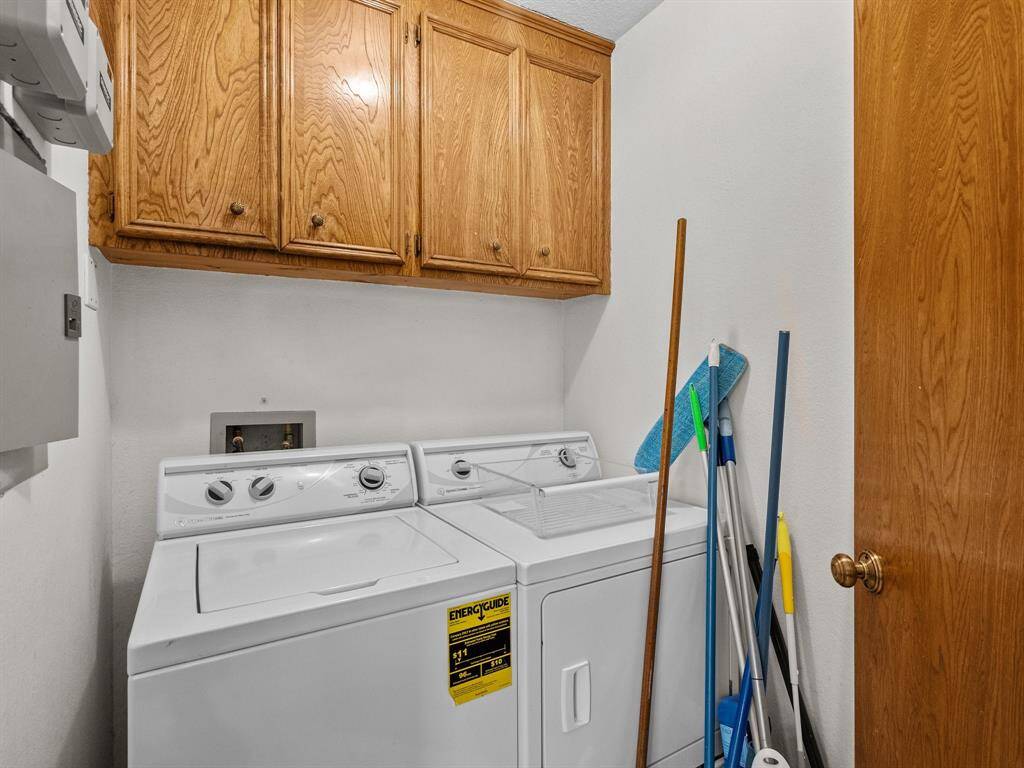 Laundry room is off of the kitchen