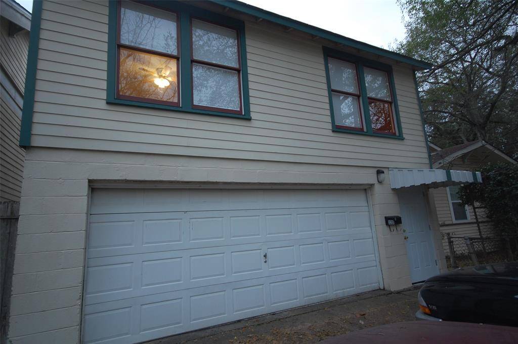 Garage and garage apartment.