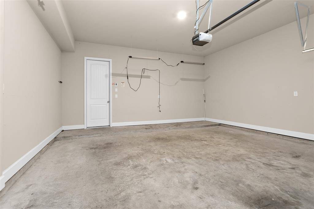 The oversized 2 car garage.