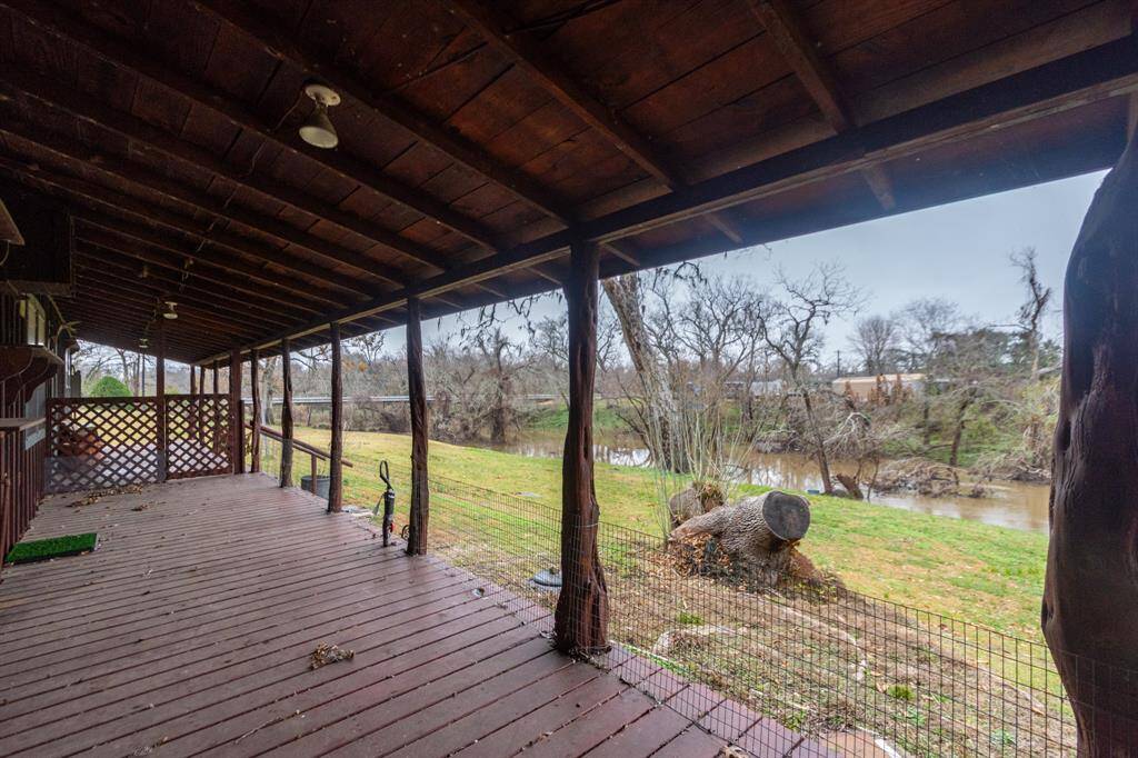Back Porch with access to Livingroom & Utility Room/Garage