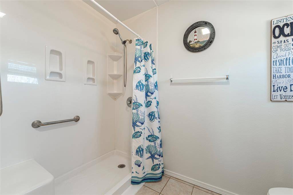 Primary Bathroom Has Large Shower