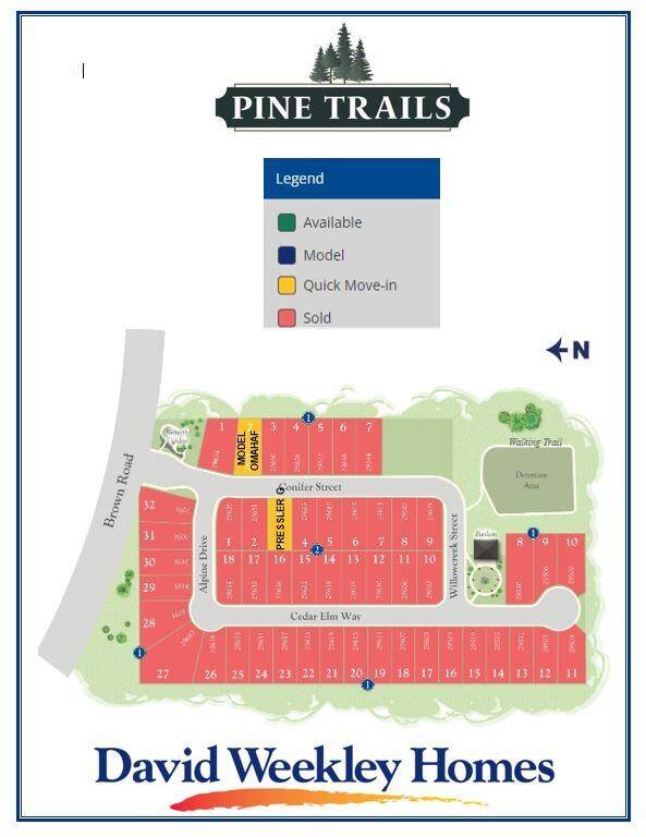 LAST OPPORTUNITY! Easy access to Hwy 249 & 2920. Boutique community consisting of only 50 homes built by David Weekley Homes!