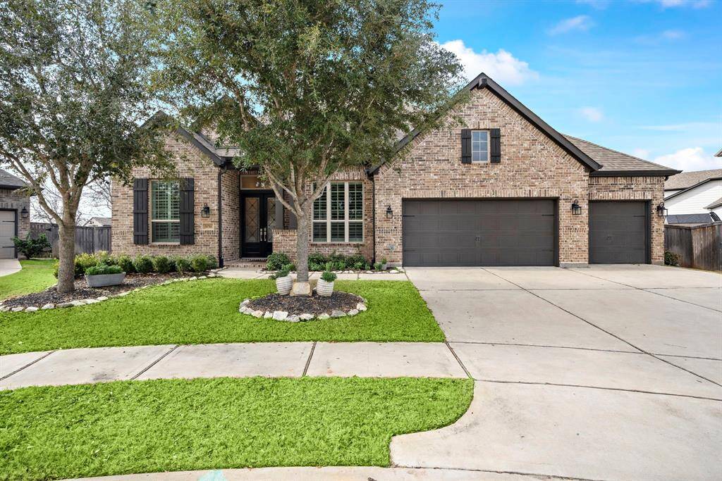 The open-concept layout features 4 bedrooms, 3 full baths, a dedicated study, and a versatile media/flex room.