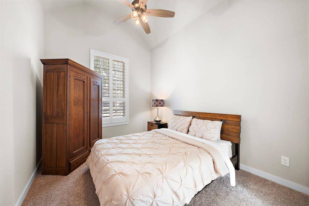 The third secondary offerings its own private ensuite bathroom and walk-in closet.