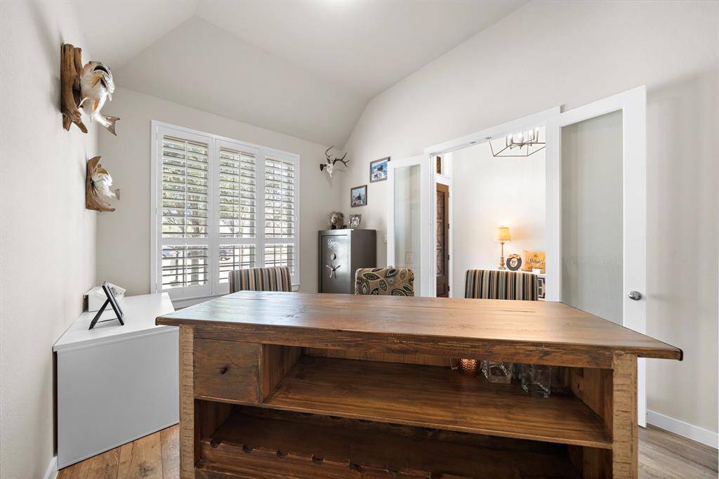 This dedicated study is situated at the front of the home with natural lighting shinning throughout.