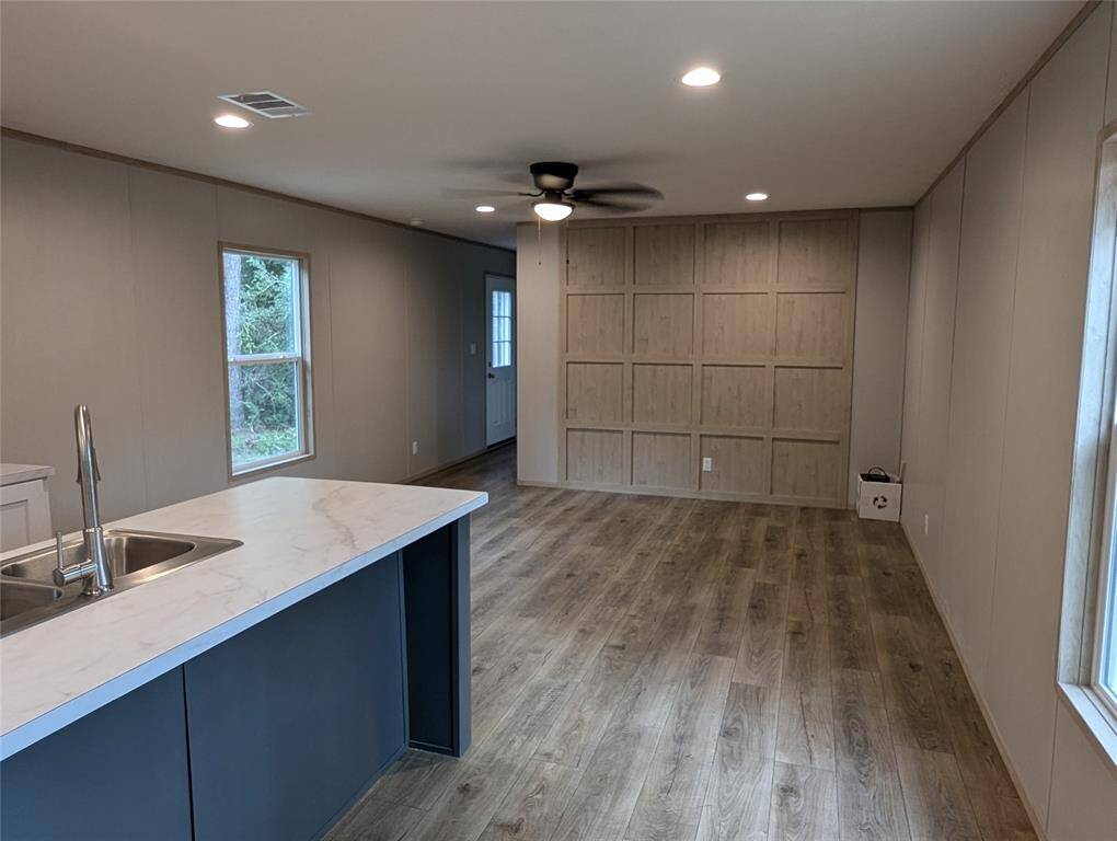 feature wall in living room