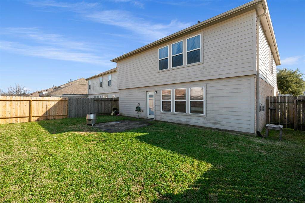 Large backyard