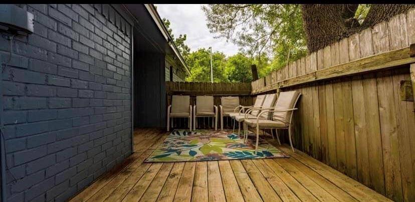 Summer View of the Deck