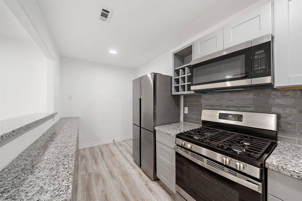 New appliances in the kitchen.