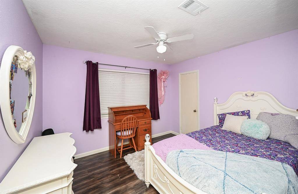 Bedroom #2 is approx. 11x11 and has a Walk-In Closet.