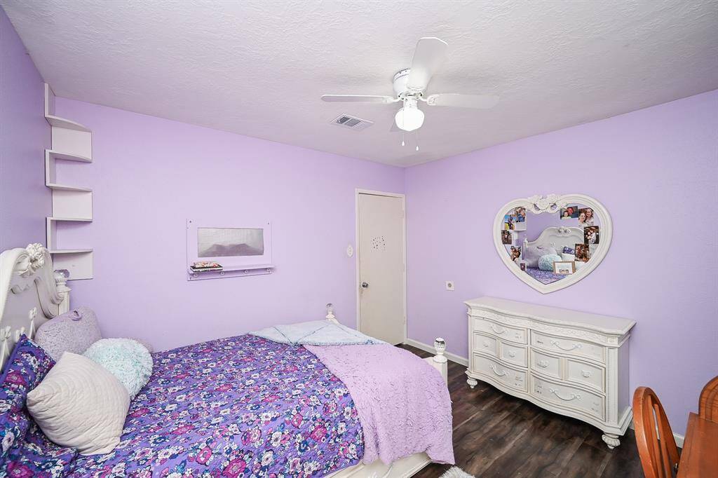 Bedroom #2 is approx. 11x11 and has a Walk-In Closet.