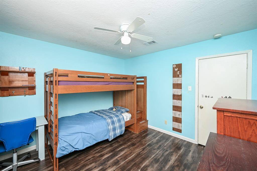 Bedroom #3 is approx. 11x12 and has a Walk-In Closet.