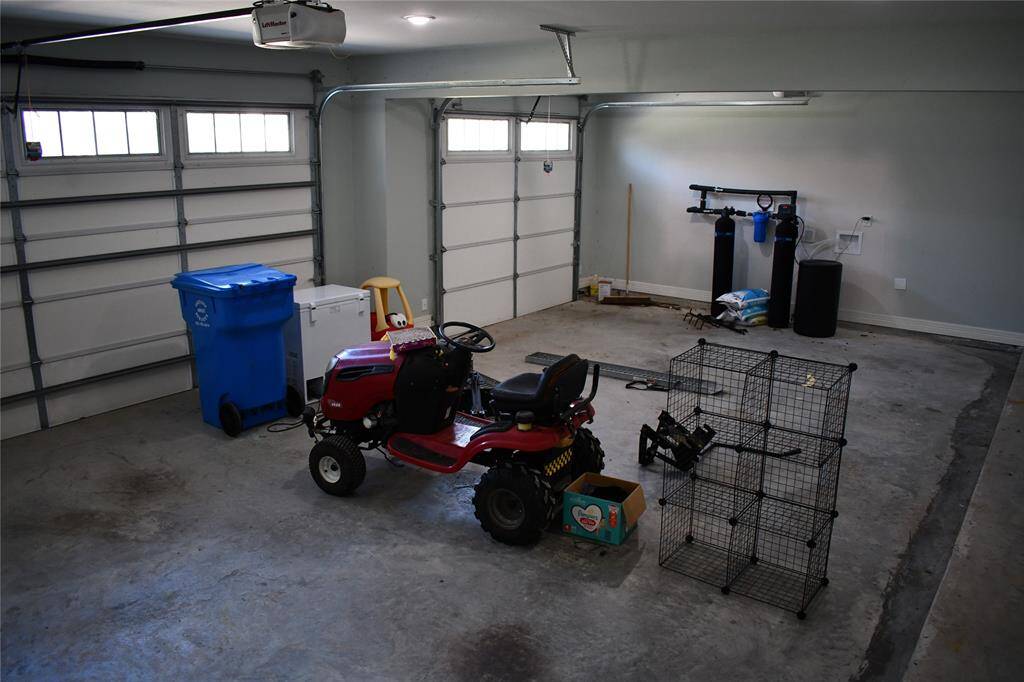 Three car garage.