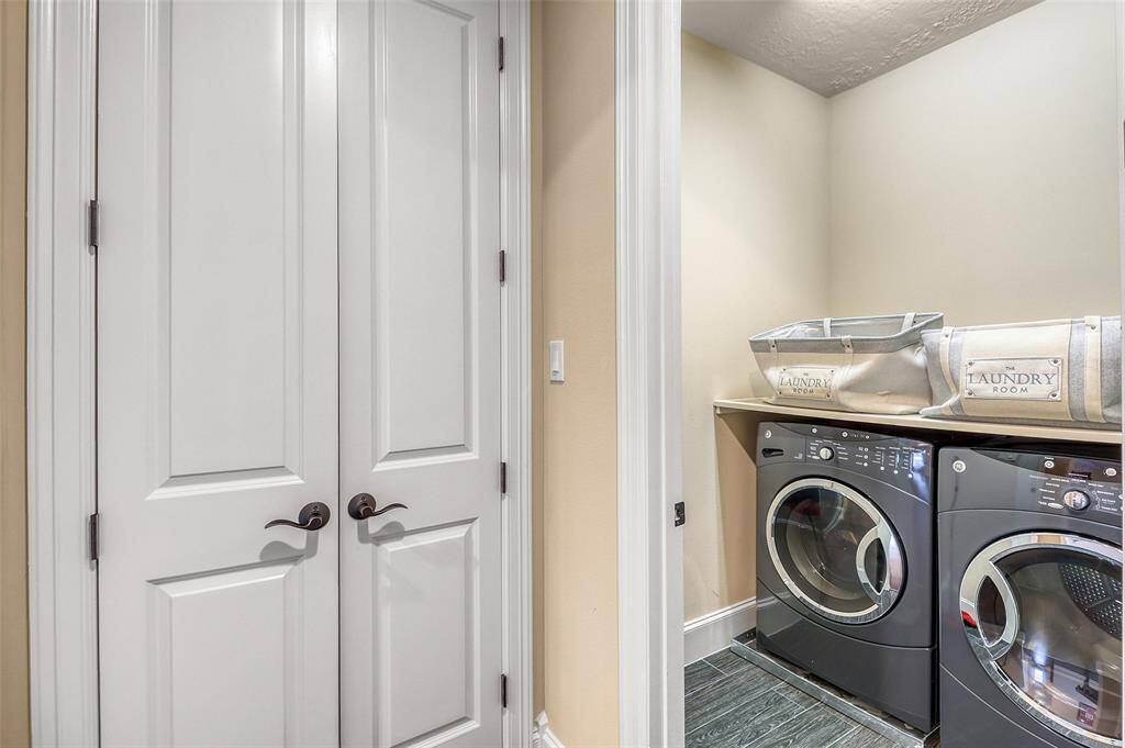 Upstairs second utility room.