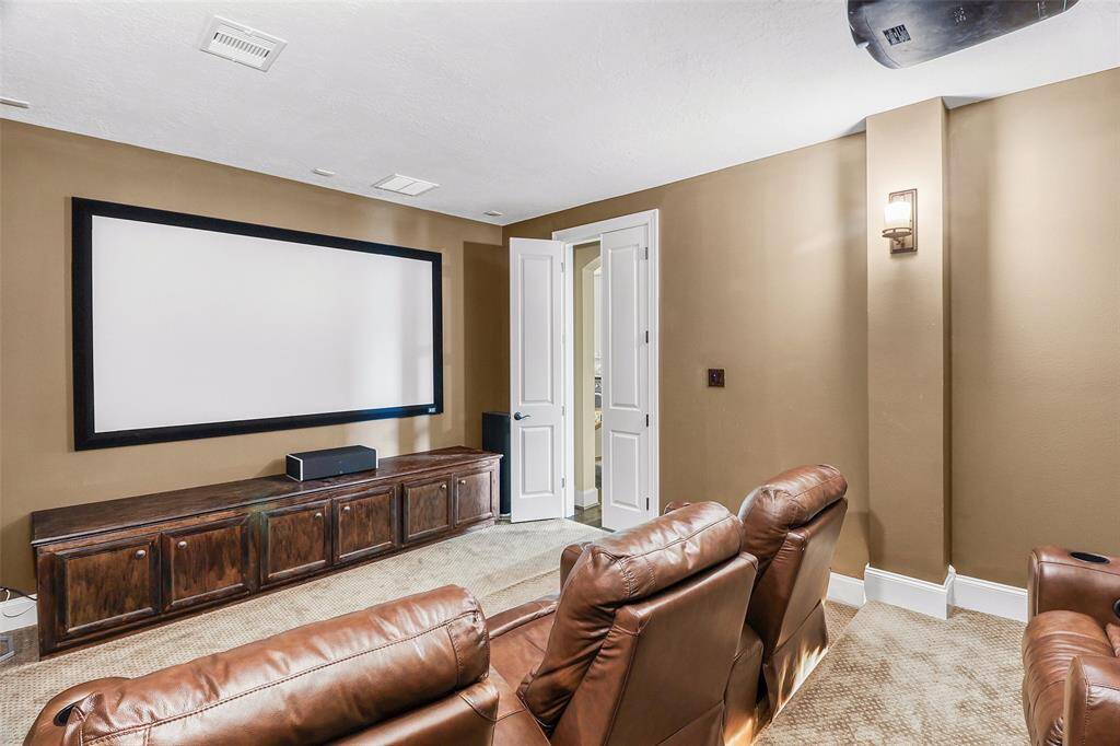 Upstairs Media room.