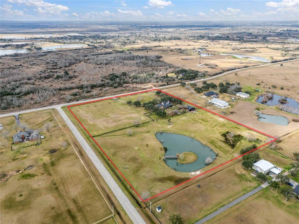 Another aerial view of the land.