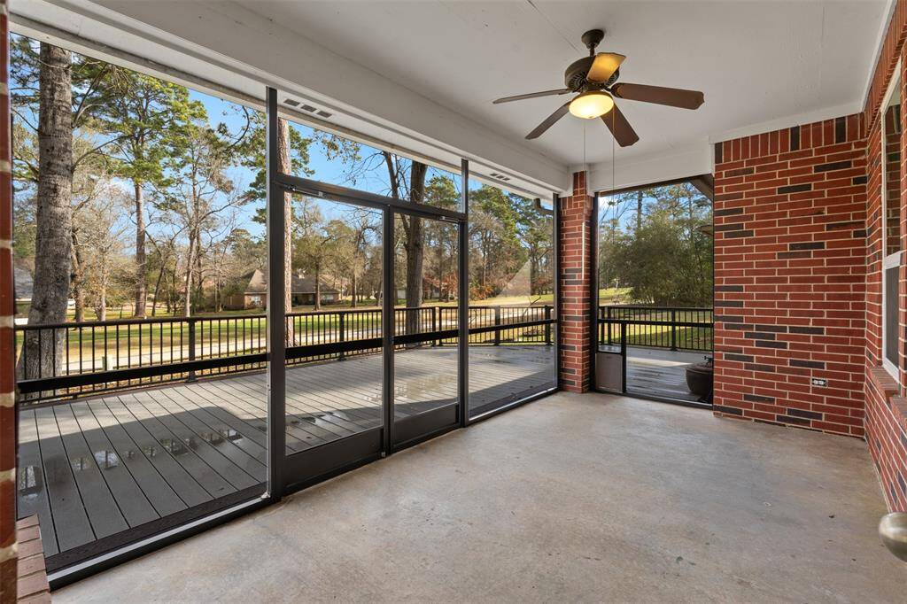 The amazing screened-in back porch offers a perfect place to relax while enjoying breathtaking views of the beautiful Walden golf course. Ideal for morning coffee or evening unwinding