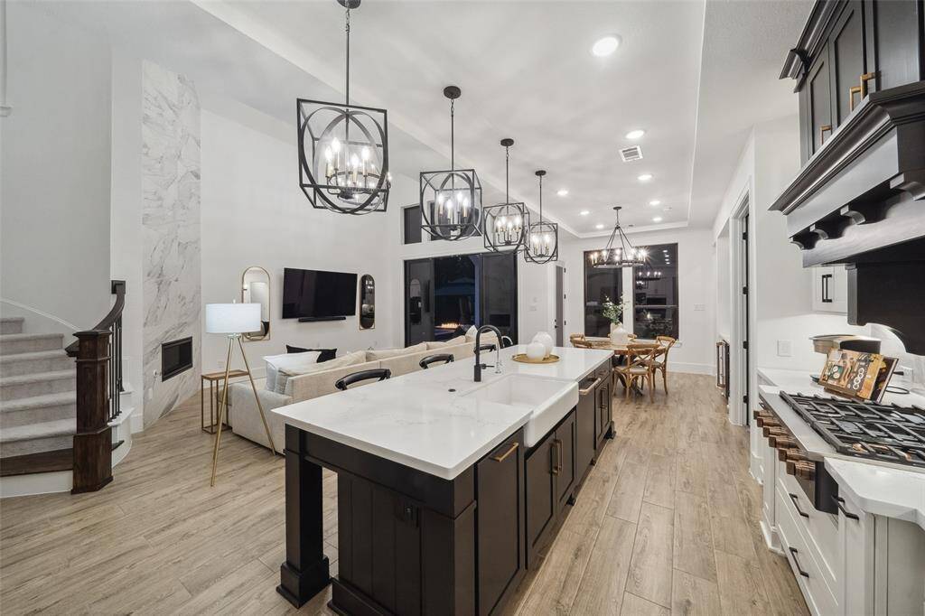 Gourmet kitchen designed for style and functionality