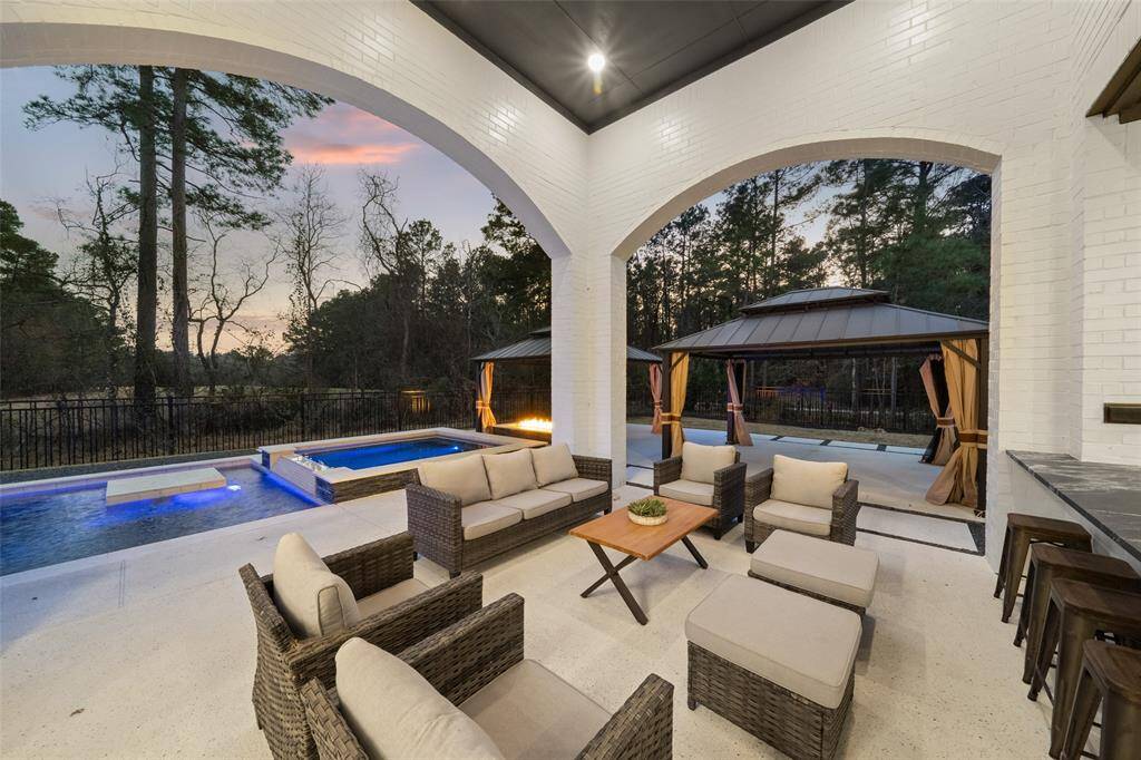 Expansive patio sets the stage for ultimate indoor-outdoor living and entertaining