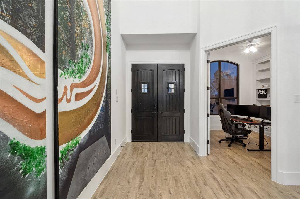 Home office is conveniently located at the front of the house.