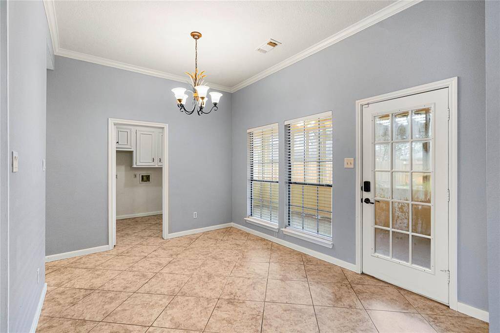 Breakfast room that leads to the Sunroom