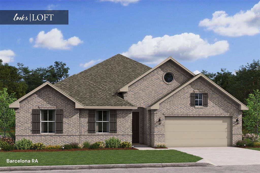 Charming Barcelona home design with elevation RA built by K. Hovnanian Homes in beautiful Westland Ranch. (*Artist rendering used for illustration purposes only.)