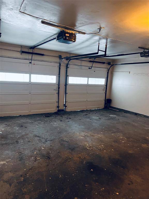2 Separate Garage Doors