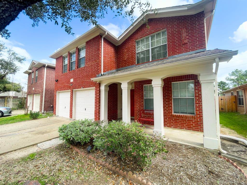 beautiful front with red brick work
