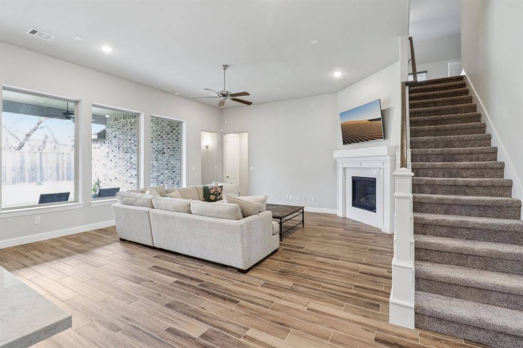 High ceilings making the home feel more open