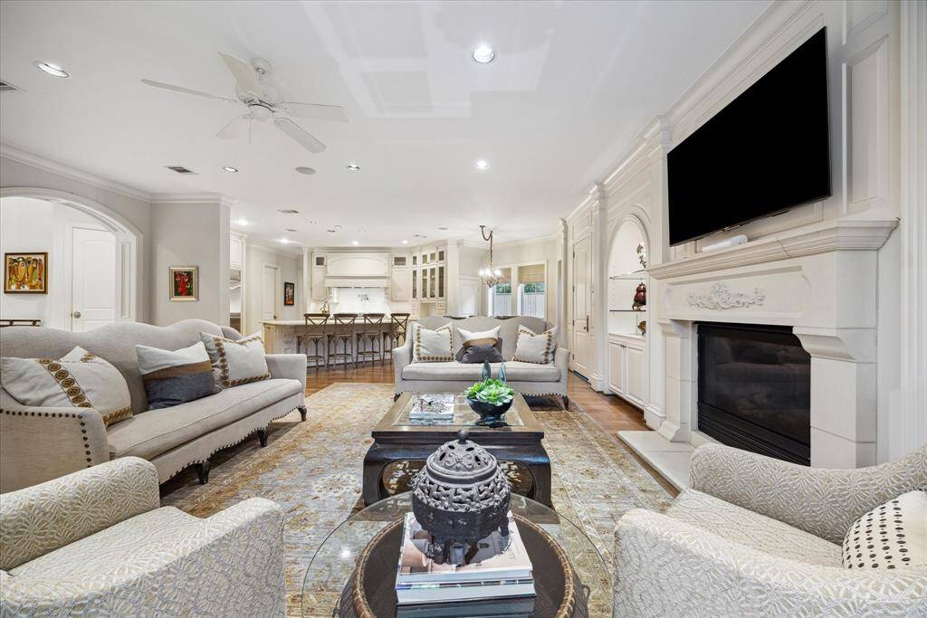 Open from the kitchen is a great family room, perfect for entertaining with surround sound Control 4 audio system.