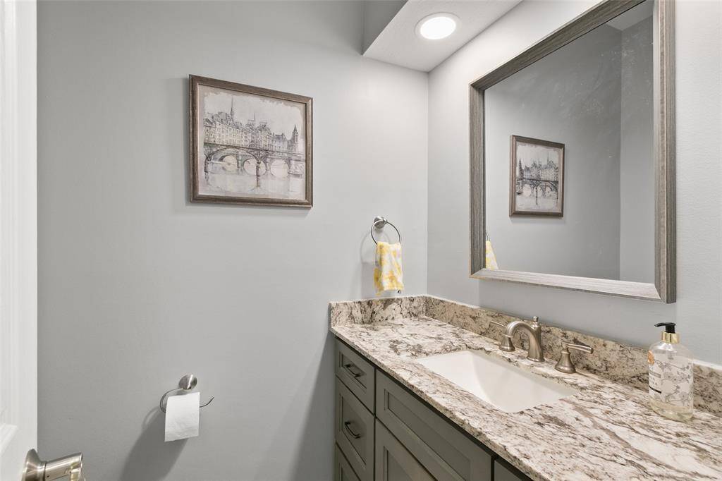 UPDATED DOWNSTAIRS HALF BATH