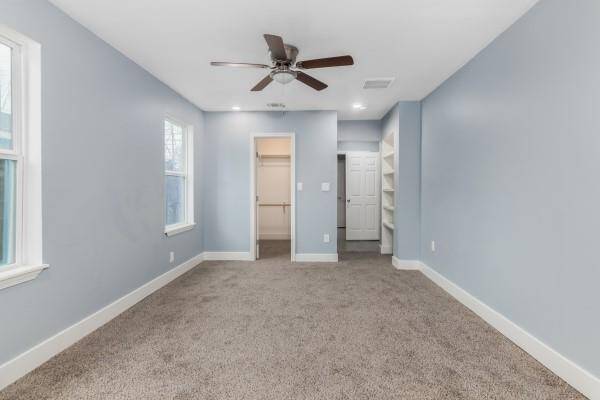 Master bedroom spacious closet