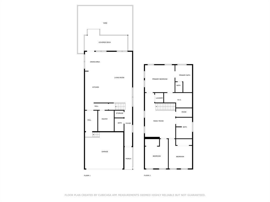 Floor plans side by side.