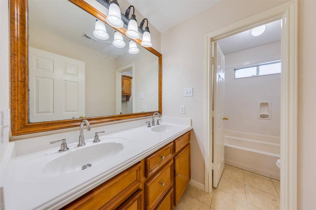 Restroom up stairs.