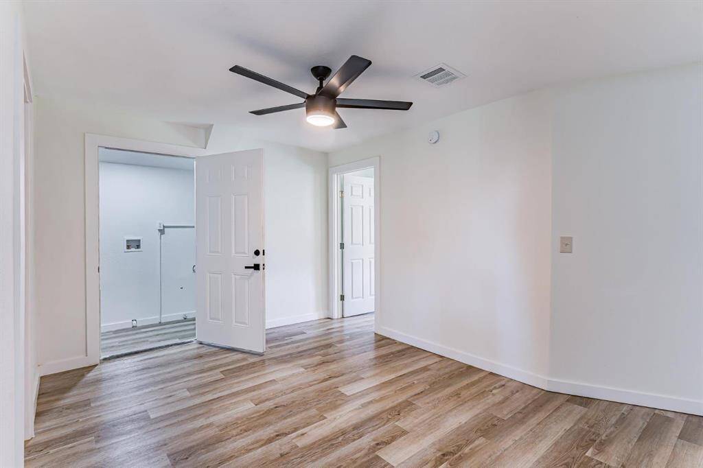 Elegant living area seamlessly connected to the washroom.