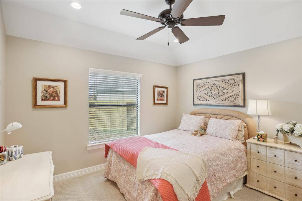 One of the secondary bedrooms