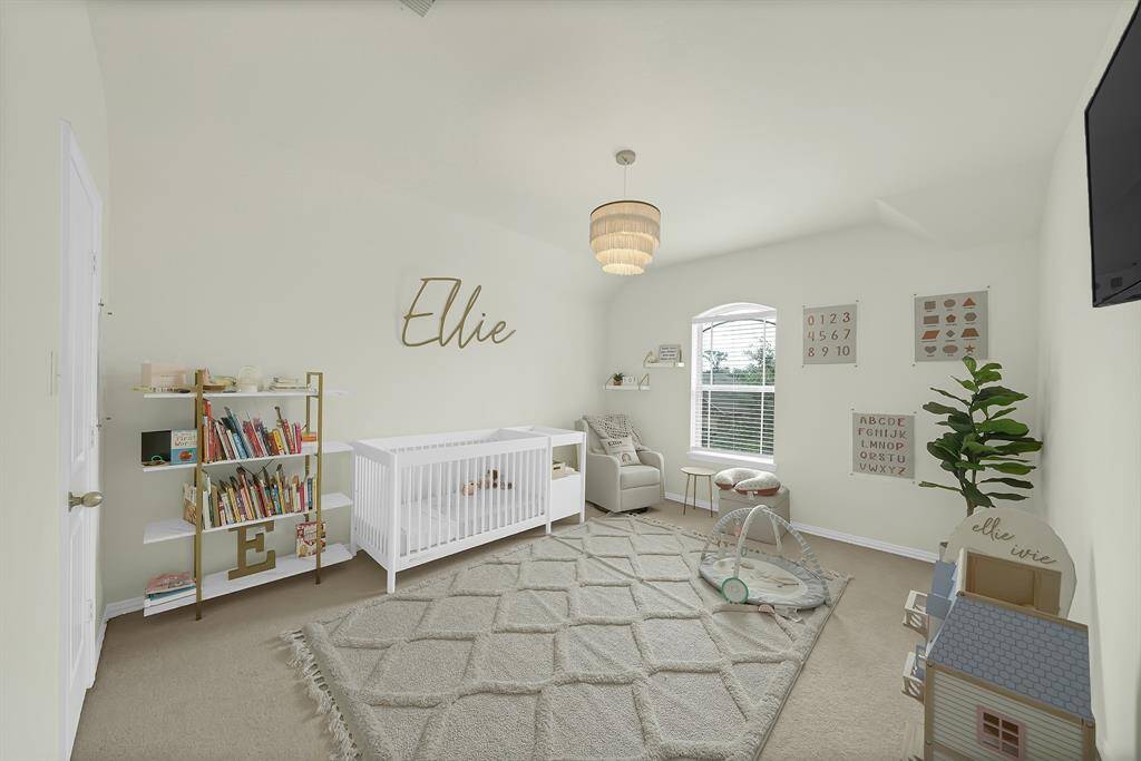 One of the 3 secondary bedrooms, This room includes a nice walk-in closet